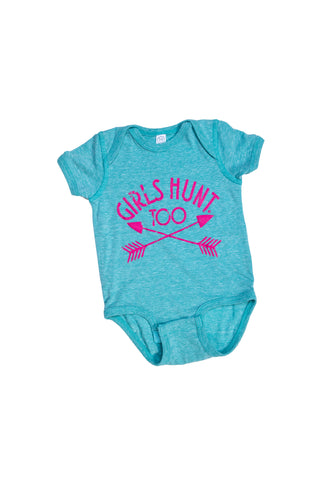 Infant Girls Hunt Too Saltwater Bodysuit
