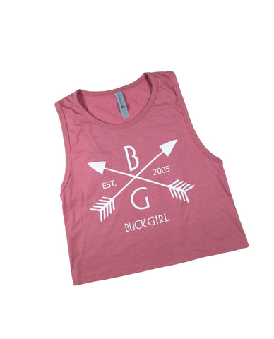 Adult Blush Pink Crop Tank