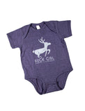Infant Buck Girl Purple Bodysuit