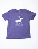 Toddler Buck Girl Purple Tshirt