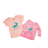 Infant/Toddler Coral No Braggin' Til You're Draggin Short Sleeve